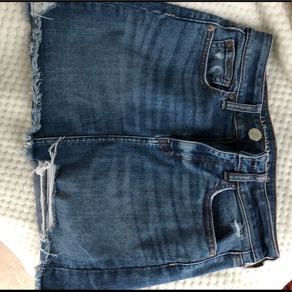 A jean skirt